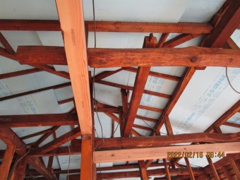 小屋裏 屋根側断熱 小屋裏 屋根側断熱